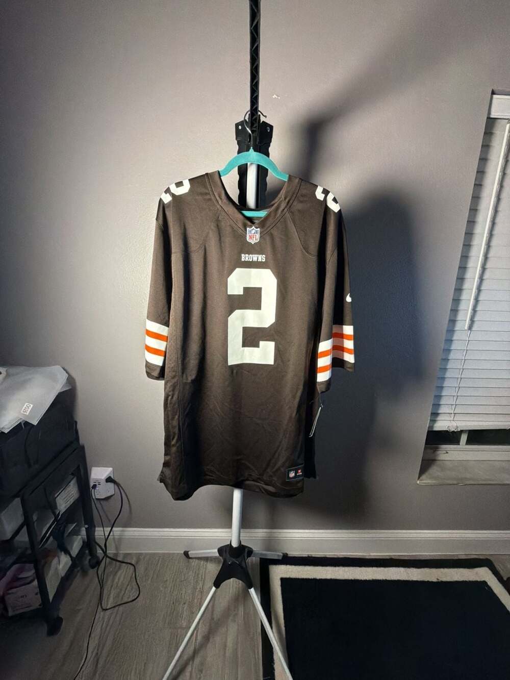 Nike Cleveland Browns NFL Jersey Size XXL #2 Brown
